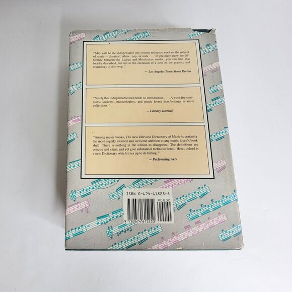 The New Harvard Dictionary Of Music - Edited By Don Randel - Reference Book - Picture 3 of 16